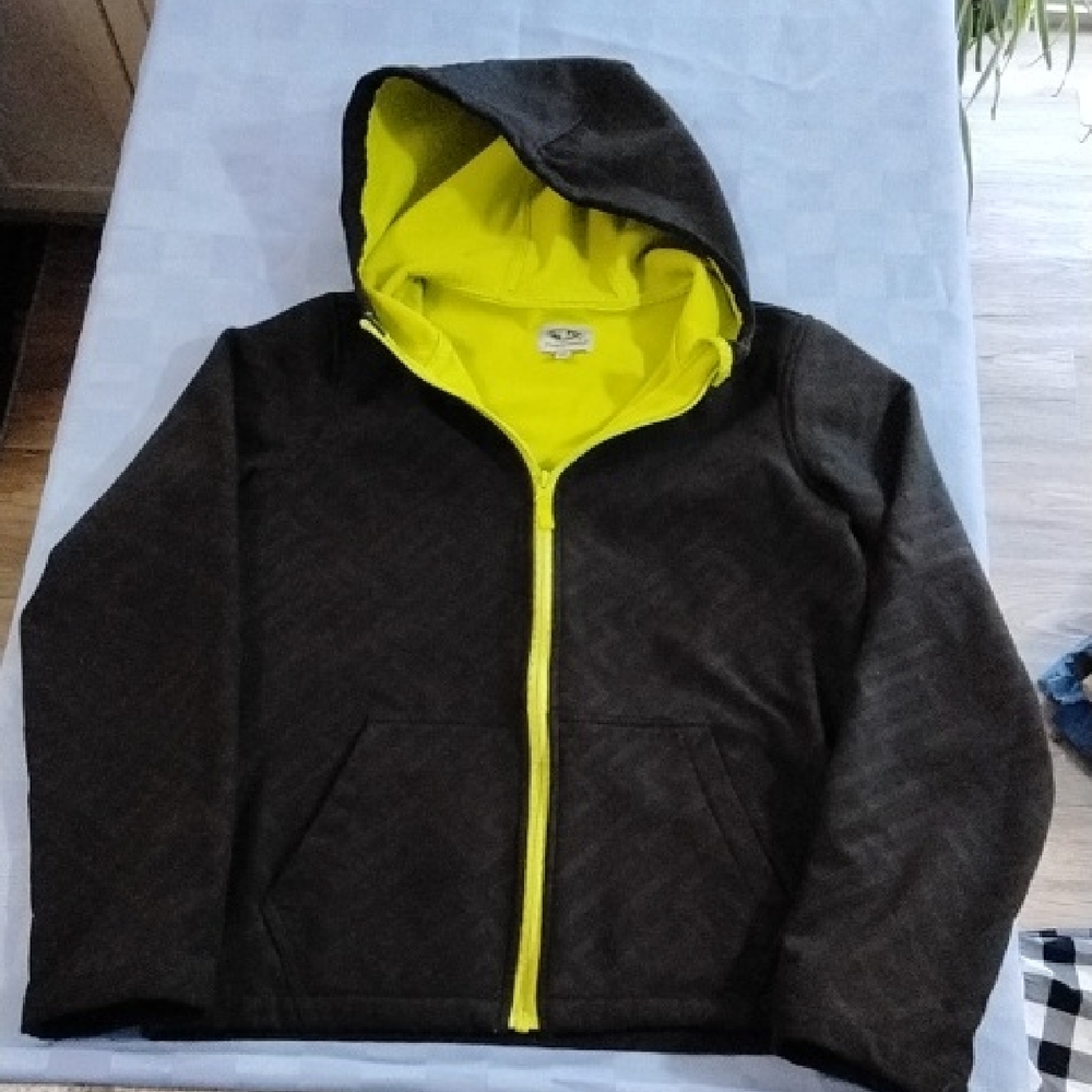 Athletic Works Black and Yellow Performance Hoodie